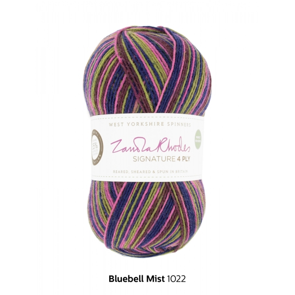 Signature 4ply - Zandra Rhodes - Bluebell Mist 1022